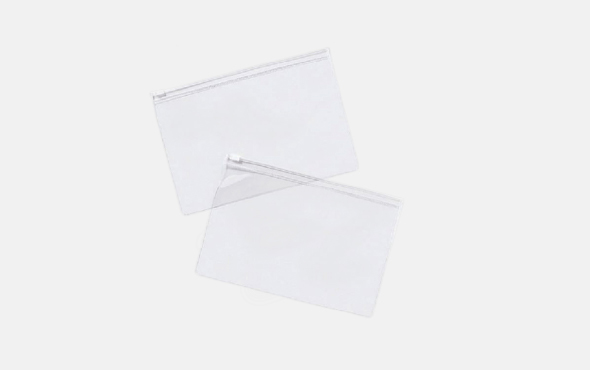 ファスナー付クリアケース